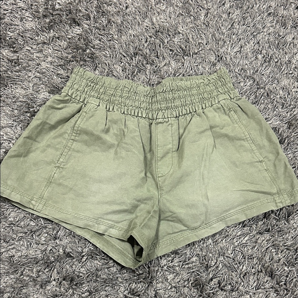 Aerie High Waist Olive Women's Shorts